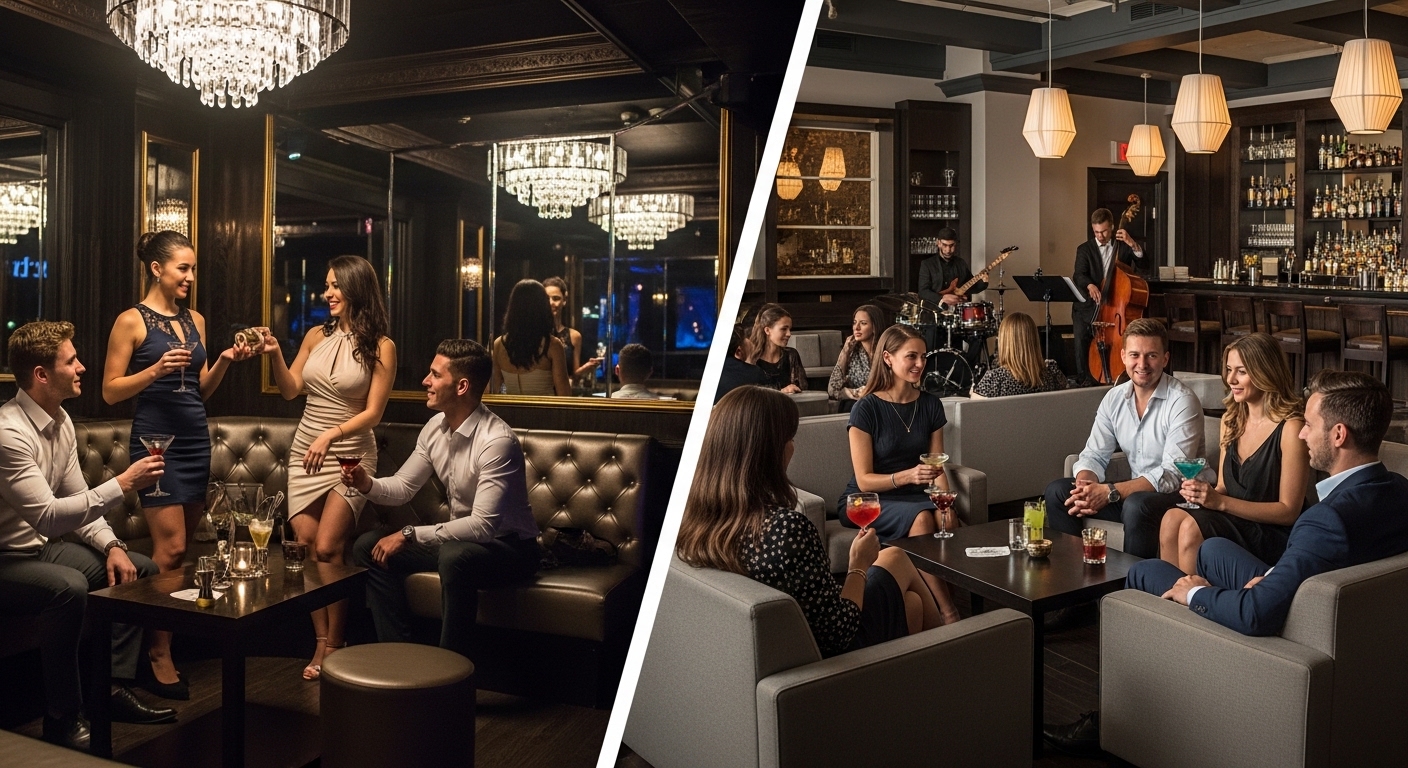 キャバクラとラウンジの8つの違い